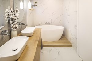 Moderná kúpeľňa voľne stojaca vaňa Lavita
