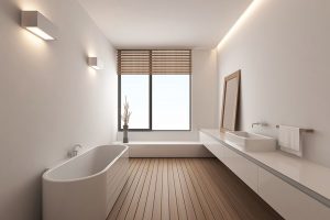 minimalizmus kúpeľňa