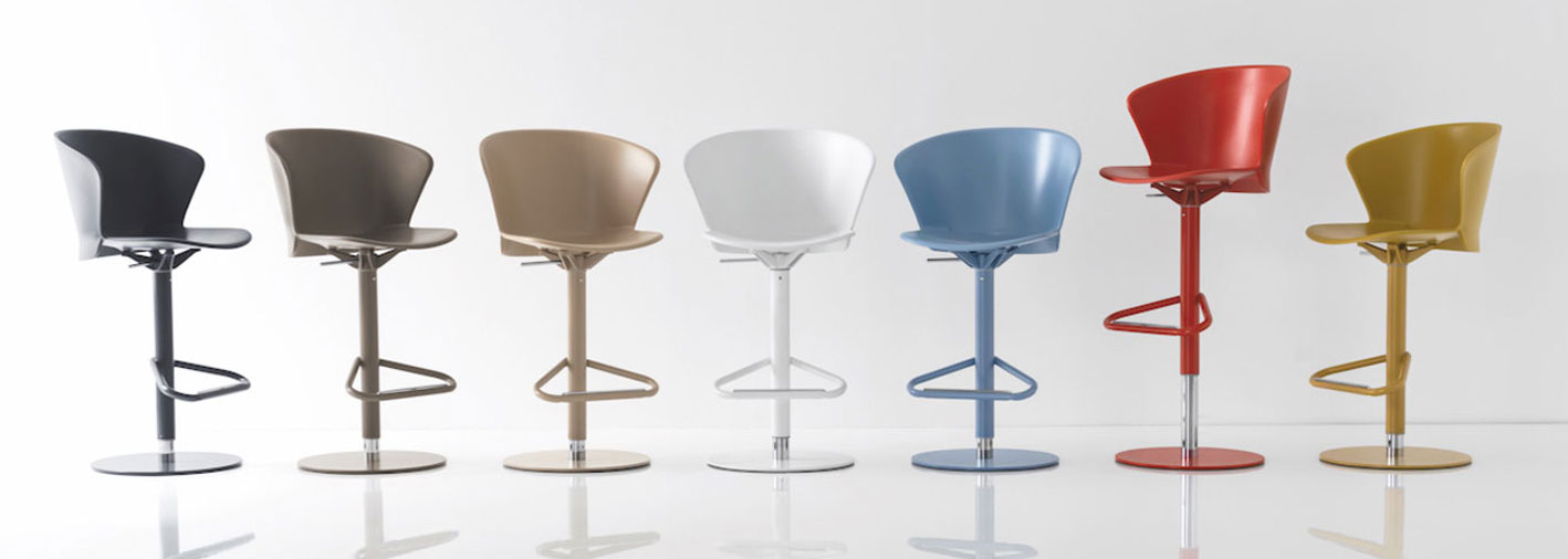 DOMOSS dizajnové barové stoličky Calligaris